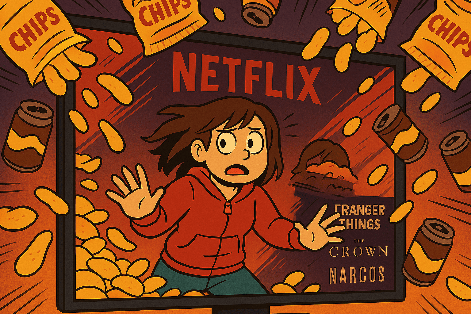 ver series sin comer compulsivamente